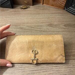 Tan Leather Vintage Gucci Wallet